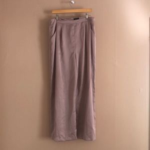 Topshop wideleg mauve/lilac soft party pants